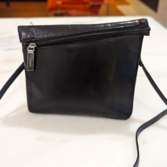 Hobo Black Leather Crossbody Bag - Picture 3 of 8